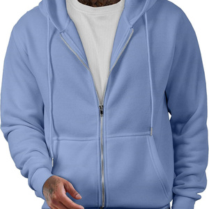 เสื้อมีฮู้ดซิปเต็มตัวสไตล์ฝรั่งเศสสำหรับผู้ชายน้ำหนักเบาสวมใส่สบาย - Product Image 3