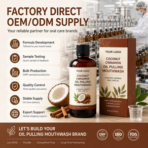 Enjuague Bucal Herbal OEM ODM con Aceite de Coco y Neem Ashwagandha - Product Image 6