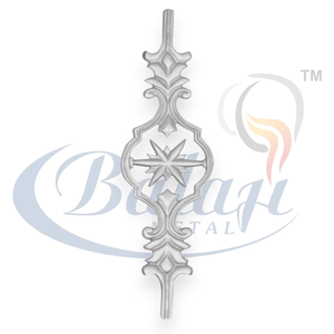 Composant de garde-corps architectural pour escalier et balcon, en fonte moderne gris royal, sans cadre, finition super sablée et polie 5 - Product Image 2