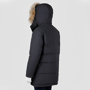 Manufacturer Custom <b>Men's</b> Winter Quilted Puffer <b>Jacket</b> Thick Black Hooded Bubble Padded Windbreaker Shiny and Warm - Product Image 4