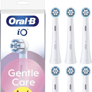 Têtes de rechange Oral-B Series iO Gentle Care Original, lot de 6 recharges blanches pour brosses à dents électriques Oral-B iOS - Product Image 1