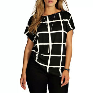 Ropa de mujer, venta al por mayor, camisetas con estampado completo personalizadas a la venta/camisetas de mujer holgadas transpirables de talla grande de alta calidad - Product Image 1