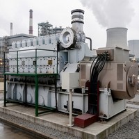 1250kVA 1000kW HFO Genset Bahan Bakar Berat Industri, Daya Kontinu untuk Pembangkit Listrik, Pusat Data, Tambang