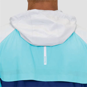 Veste bomber coupe-vent imperméable légère AeroFlex avec logo personnalisé, design avant à capuche rigide - Product Image 6