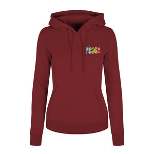 Sudaderas con capucha personalizadas para damas Chenille Patch Work Fashion Wear Sudadera con capucha elegante para damas Pullover - Product Image 4