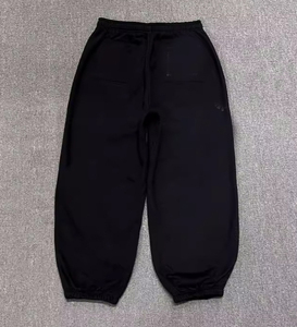 Custom Fleece Jogger Baggy Grey Sweat Pants Screen Print 100% Cotton Heavyweight Cotton Sweatpants Men - Product Image 4