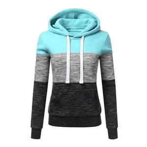 2024 sudaderas con capucha en blanco de algodón de alta calidad logotipo personalizado estampado moda Casual sudaderas con capucha sudadera pulóver mujeres - Product Image 6