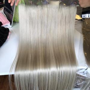 Las pelucas frontales de encaje Hd de pelo precioso recto de hueso de Color gris sedoso más calientes, pelucas de cabello humano Xbl, vendedor de paquetes de cabello - Product Image 4