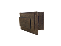 Nouvelle arrivée de portefeuille en cuir pour hommes Porte-cartes multi-cartes à la mode avec pince à billets magnétique