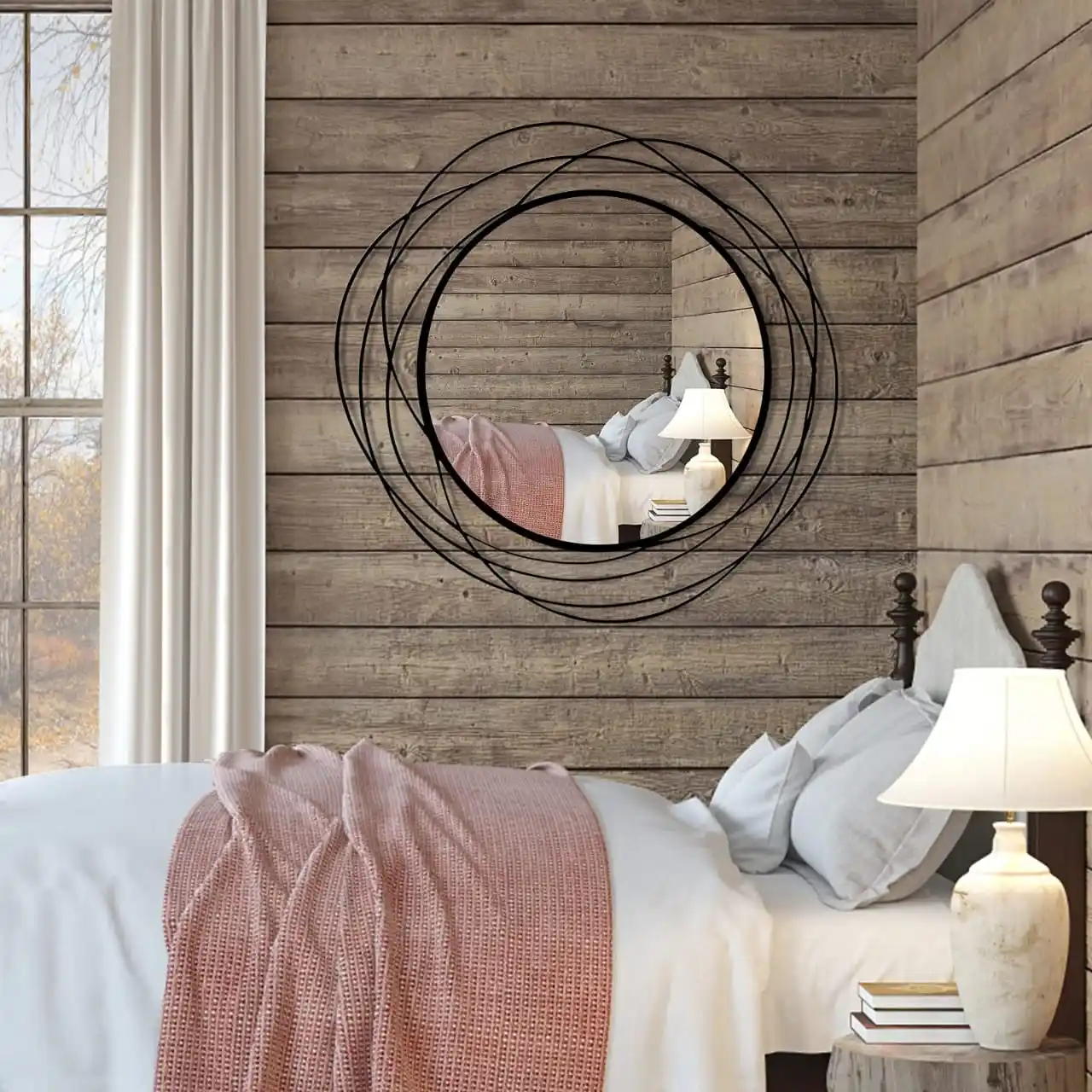 Top Quality Metal Wall Mirror For Home Bedroom and Living Room Wall Decoration At Wholesale Price From India