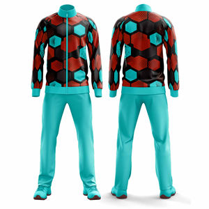 Ensemble de survêtement personnalisé par sublimation, veste et pantalon, hommes, femmes, jeunes, vêtements d'équipe, tenue d'entraînement, prix bas, vente en gros OEM - Product Image 3