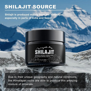 Résine de Shilajit Brute, Extrait Herbal, Complément Alimentaire Vitaminé de Qualité Alimentaire pour la Santé Masculine en Bouteille et en Contenant en Verre par FIT - Product Image 6