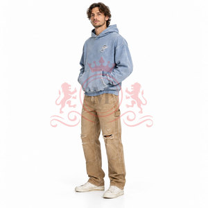 Ensembles tendance en molleton effet usé : sweat à capuche et pantalon coupe moderne – Fournisseur de vêtements de détail - Product Image 4