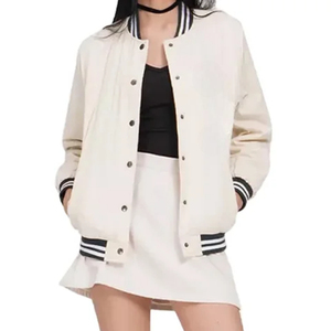 Veste universitaire personnalisée Slim Fit confortable pour femmes vêtements de plein air vestes Varsity de haute qualité style décontracté Street Wear - Product Image 1