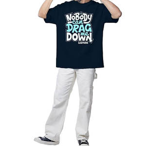 Camiseta extragrande de hombre de nuevo estilo con logotipo imprimible personalizado hecha de tela de algodón y poliéster - Product Image 6