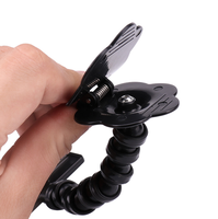 Bastone Selfie Rettangolare Regolabile Riutilizzabile in Plastica Resistente per Animali Domestici, Classico Pieghevole Retrattile, Clip Assistente Fotografico per Cani e Gatti