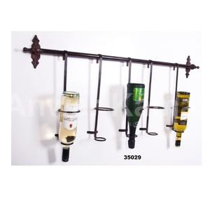 Hot Selling Wine Rack Freestanding Wall <b>Mounted</b> Table Wine Holder Stand Wine Storage for Home Bar Kitchen Living Room Decor - Product Image 2