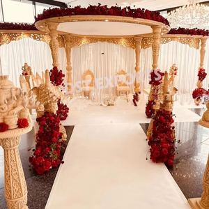 Mandap de madera para boda más bonita para boda, boda lujosa, aspecto de madera, Avni Mandap, aspecto de madera inspirador, Royal Mandap - Product Image 1
