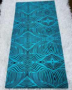 Tissu en coton imprimé à la cire d'inspiration africaine de qualité supérieure pour vêtements, accessoires et artisanat pour femmes Libye - Product Image 6