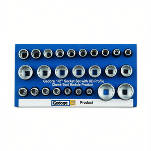 Gedore 1/2'' Socket Set with UD <b>Profile</b> Check-<b>Tool</b> Module Product - Product Image 2
