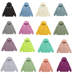 Precio de fábrica Mujeres Ropa deportiva Peso pesado Algodón French Terry Oversized Pullover Full Zip Hoodies Logotipo personalizado - Product Image 6
