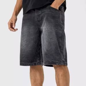 กางเกงขาสั้นผ้ายีนส์เอวกลางระบายอากาศดีผ้า100% จากปากีสถานทำตามความต้องการ - Product Image 2