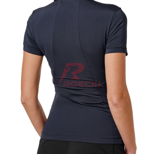 2025 élégant équestre femmes haut d'équitation athlétique tissu extensible évacuation de l'humidité chemise respirante conçue pour le haut d'équitation - Product Image 5