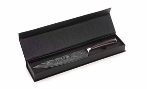 Cuchillo de Chef de acero de Damasco hecho a mano de primera calidad con mango de madera, diseño personalizado, Apto para lavavajillas, alta durabilidad de Pakistán - Product Image 6