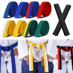 Cinturones de Karate de Alta Calidad, Tacto Suave, 100% Algodón para Adultos, Múltiples Tallas y Colores, Equipo de Karate - Product Image 4