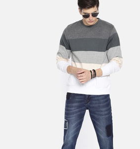 <b>Men</b> Sweatshirt Custom Logo Crew Neck <b>Pullover</b> Plus Size <b>Men's</b> Hoodies & Sweatshirts High Quality Cotton Fleece Customized Lined - Product Image 1