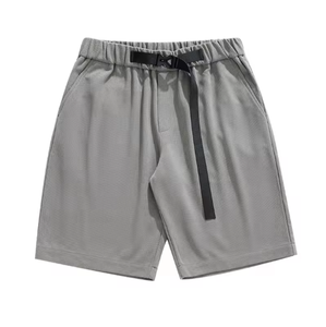 Quantité minimale de commande bas personnalisé Vintage Streetwear lavé gris Shorts coton blanc éponge française hommes lavage à l'acide Shorts - Product Image 2