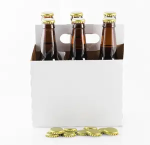 Eco-Vriendelijke Kartonnen Op Maat Gemaakte Waterflessen Verzending Bierverpakking 4 6 Pack Bierbox Pakket