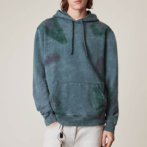 Professionally manufactures casual winter fashion acid-washed men's pullover hoodies, fashionable cotton <b>blend</b> men's - Product Image 6