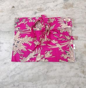 Conjunto de ropa de dormir de algodón indio Rosa hecho a mano para mujer, pijama y camisa con estampado Floral informal, vestido de noche artesanal con bolsa - Product Image 6