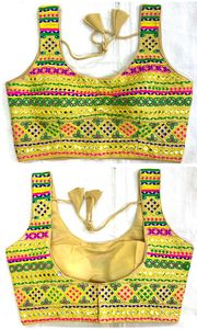 Blusa de moda moderna con bordado, hilo de lentejuelas, hoja de espejo, trabajo impreso, seda, sin mangas, tamaño libre, decoración de logotipo - Product Image 4