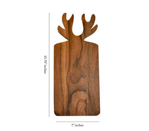Tabla de Cortar de Madera con Mango Abstracto, 100% Ecológica, Grosor Personalizable, Diseño Decorativo - Product Image 4