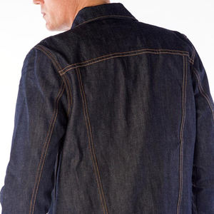 2025 mejor precio Oem hombres diseño personalizado Color Denim 100% algodón Jean chaquetas para hombres de buena calidad Pakistán directo de fábrica - Product Image 6