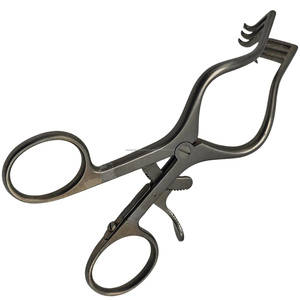 Rétracteur manuel ergonomique Wullstein, instrument chirurgical ORL en acier inoxydable, outil de chirurgie auriculaire CE WPS-BV-115 Argent Classe I - Product Image 2