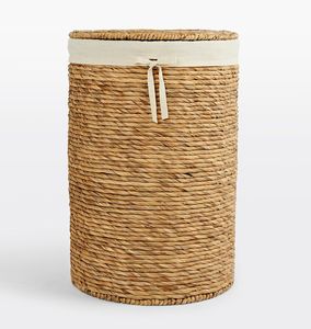 Panier à linge en rotin naturel fait à la main avec un attrait vintage idéal pour les ménages décor écologique et durable - Product Image 4
