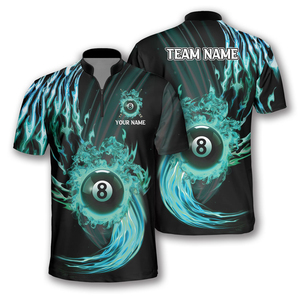 Jersey Moderno con Cierre de Cremallera y Corte Atlético para Billar - Product Image 2