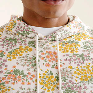 Sudaderas con capucha de alta calidad para hombre con logotipo propio personalizado 100% algodón poliéster estampado pulóver liso con capucha - Product Image 5