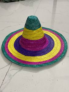 Chapeau mexicain de Noël amusant de haute qualité, nouveau style, chapeau mexicain en paille, chapeau sombrero mexicain, chapeau sombrero - Product Image 1