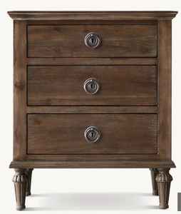 Mesa de Noche de Madera de Diseño Moderno y Alta Calidad con 2 Cajones, Muebles Ecológicos para Dormitorio y Sala de Estar, Logotipo OEM, Producto Superior para el Hogar - Product Image 1