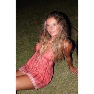 Vestido Mini Boho Tie-Dye para Mujer, Color Rosa Coral, Cuello Halter, Vestido de Playa para Verano - Product Image 3