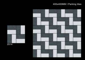 Dalles de stationnement en céramique à finition mate pour usage extérieur 40x40cm 400x400mm – Revêtement de sol pour allées, patios et zones de stationnement - Product Image 2