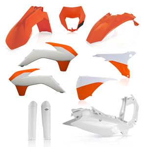 For KTM Acerbis Full Plastic <b>Kit</b> ABS Material Motorcycle Fairing Per <b>KIT</b> - Product Image 1