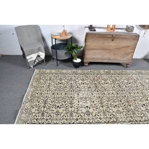 พรมขนแกะตุรกีสีเบจ8.5ft 4.5 x วินเทจงานปะติดพื้นผิวขนาดใหญ่แบบคลาสสิกงานเย็บปะติดพื้นผิวเป็นนามธรรมสำหรับใช้ในห้องโถง - Product Image 2