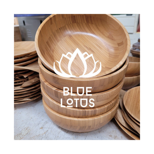 MEILLEUR VENDEUR Bol en bambou Bol rond écologique en bois naturel de haute qualité fait à la main Vietnam - Product Image 1