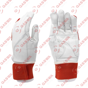 <b>Long</b> Cuff Genuine Leather Baseball Batting Gloves Professional Custom Logo & Design Baseball Softball Gloves - Product Image 4