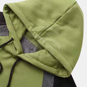 Sudadera Moderna de Color Sólido para Hombre con Capucha Ajustable y Interior Suave, Ideal para Ropa Urbana y Uso Diario - Product Image 3